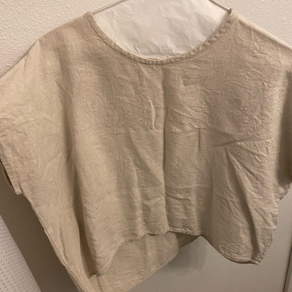 Only Child Linen Top